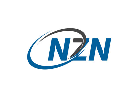 NZN creative logo design vector illustration, logosのイラスト素材
