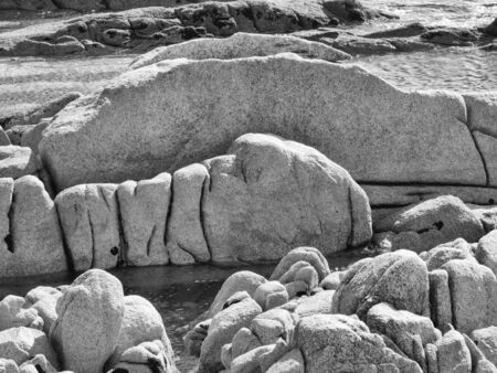 Rare figures and lines of stonesの写真素材