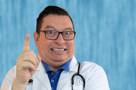 SMILING doctor