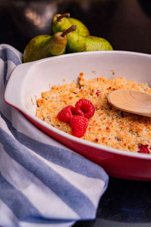 apple pear crumble raspberry top stand mixer