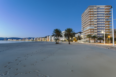 Great deapartamentos building on the Mediterranean coastのeditorial素材