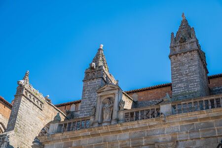 Main detail view of Cathedral of Avila, Spainの写真素材
