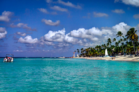 Caribbean paradisiac beachの写真素材