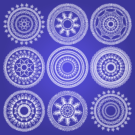 Set of simple lace.のイラスト素材