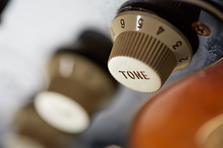 Electric Guitar volume knobsの写真素材