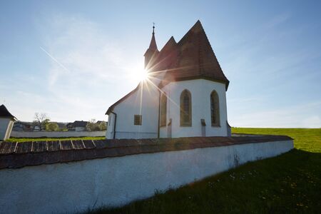 Small church in the countrysideの写真素材