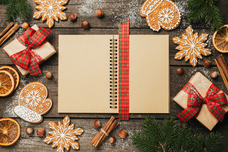 Xmas background with space for textの写真素材