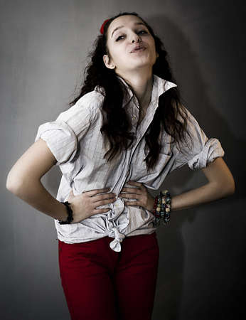 people, female, hair, elegance, sight, gesture,  coquetry  women, hairdress, girls,の写真素材