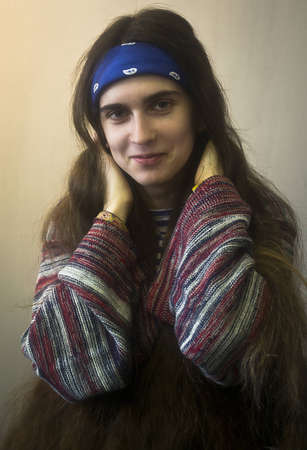 people, female, hair, elegance, human, portrait, women, hairdress, girls,の写真素材