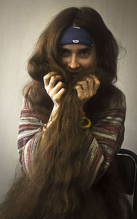 people, female, hair, elegance, human, portrait, women, hairdress, girls,の写真素材