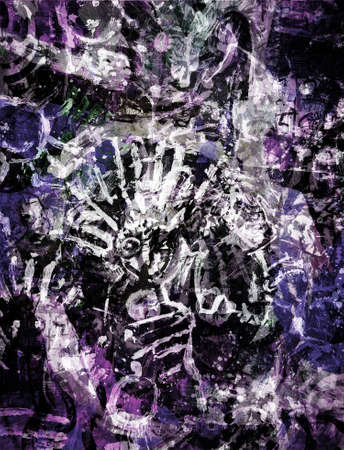 texture , Trace; ; paint; abstract; color; background; expressive; ; compositionの写真素材