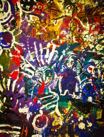 texture , Trace; ; paint; abstract; color; background; expressive; ; compositionの写真素材