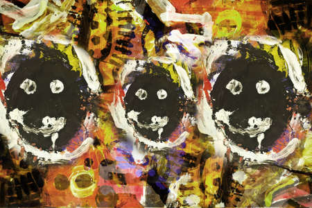 texture , Trace; ; paint; abstract; color; background; expressive; ; compositionの写真素材