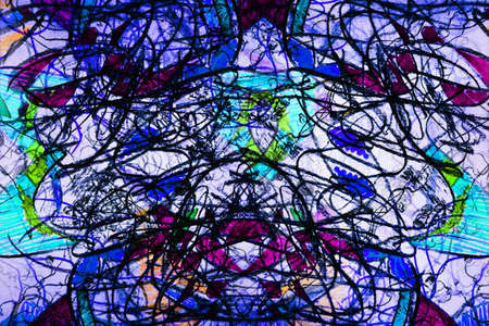 expressive abstractの写真素材