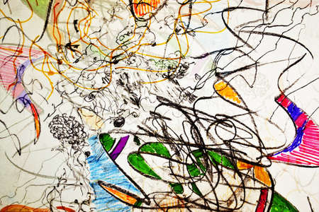 expressive abstractの写真素材