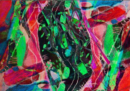 expressive abstractの写真素材