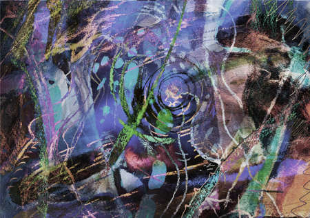 expressive abstractの写真素材