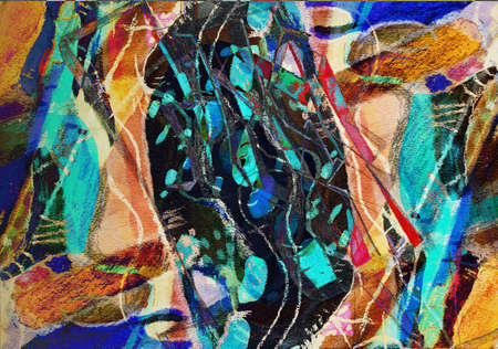 expressive abstractの写真素材