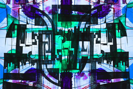 expressive abstractの写真素材