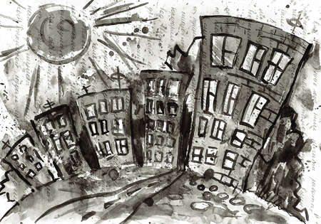 Solar cityの写真素材