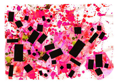 The abstract composition. Expressional stainsの写真素材