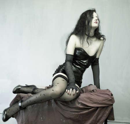 The sexy girlの写真素材