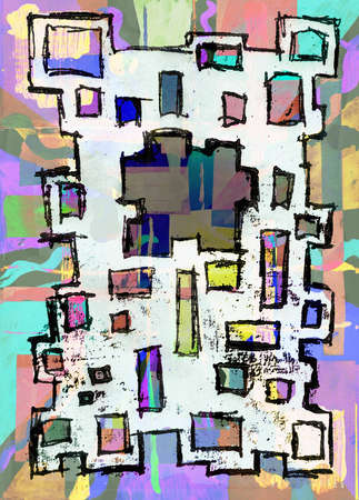 Abstract composition.の写真素材