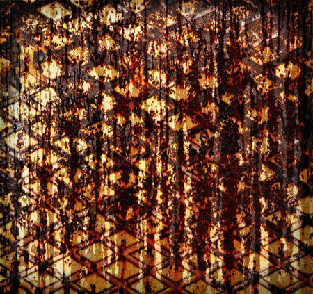 abstract   background. The scratched metalの写真素材