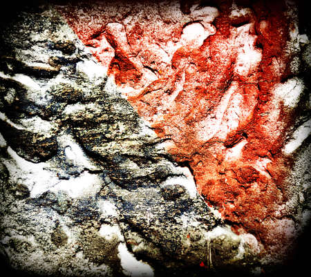 red and dark blue wall. abstract   backgroundの写真素材