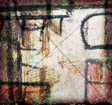 abstract   background. The scratched metalの写真素材