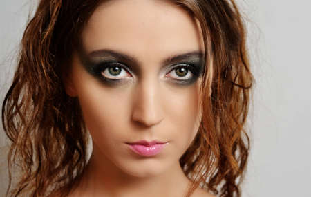 Close-up portrait of sexyの写真素材