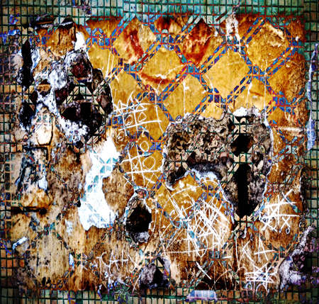  metallic grate.wallの写真素材