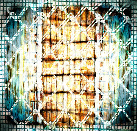  metallic grate.wallの写真素材