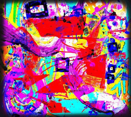 abstract; color;  ; expressive ; art; paint,  background;の写真素材
