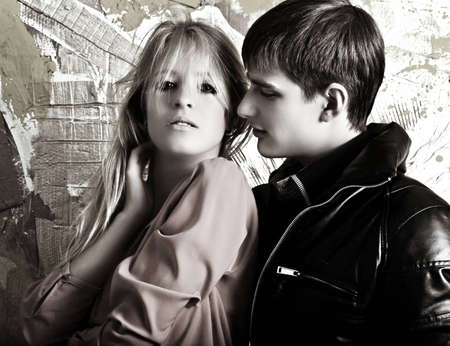 Loving couple の写真素材