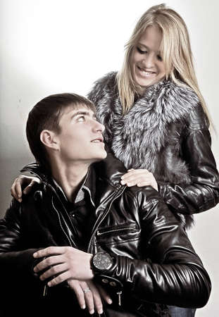 Loving couple の写真素材