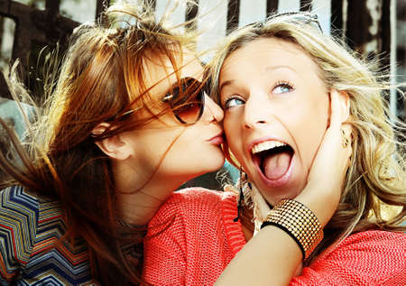 fashionable girlの写真素材