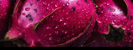 Close-up of fresh corn cob with water drops on it.の素材