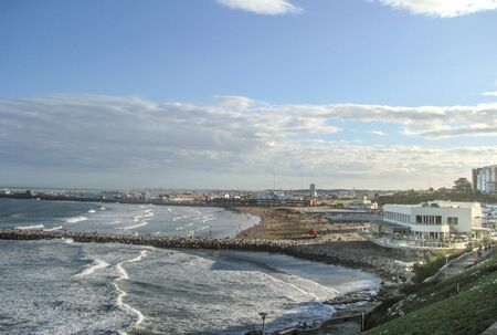 Playa Grande, Mar del Plata, Buenos Aires, Argentinaの写真素材