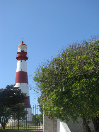 lighthouse in Mar del Plata, Buenos Aires, Argentinaの写真素材