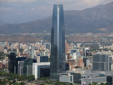 Santiago de Chile, Chile, Cityscapeのeditorial素材