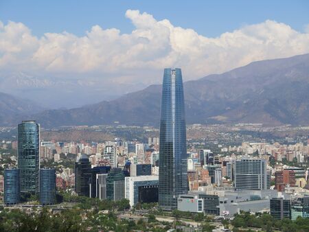 Santiago de Chile, Chile, Cityscapeのeditorial素材