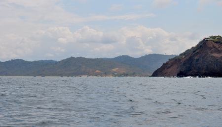 Coast of Puerto Lopez coast, Ecuadorの写真素材