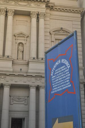 BAHIA BLANCA, BUENOS AIRES, ARGENTINA - DECEMBER 20, 2016:  Cathedral Nuestra Seora de la Merced in Bahia Blanca, Buenos Aires, Argentina on December 20, 2016のeditorial素材