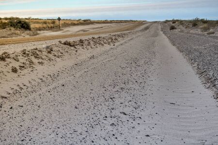 Doradillo beach in Puerto Madryn, Chubut, Argentinaの写真素材
