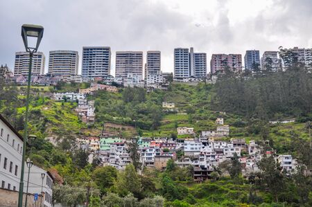 Guapulo neighborhood in Quito, Ecuadorの写真素材