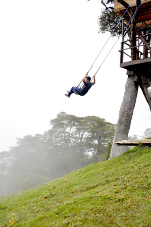 Swing in Ba?os, Ecuador