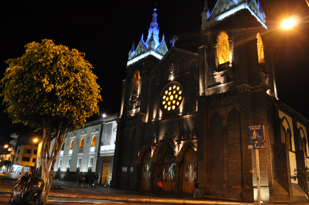 Church of Banos, Ecuadorの写真素材