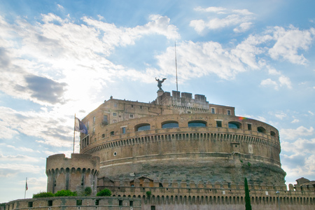 Castel Sant' Angelo in Rome, Italyのeditorial素材