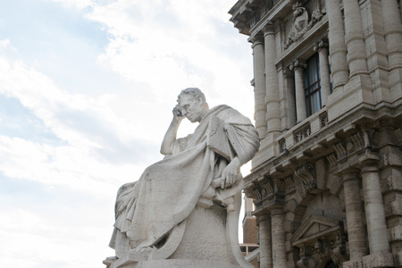 Italian Palace of Justice in Rome, Italyのeditorial素材